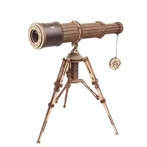 Robotime ROKR Monocular Telescope 3D Wooden Puzzle Game Assembly Toys for Children Teens Adult Birth