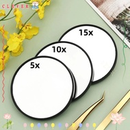 CLEVER Magnification Mirror, 5x/10x/15x With Suction Cup Makeup Mirror, Round Blackhead Magnifying M