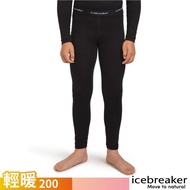 [Icebreaker] Free > Children Boys Girls Warm Merino Wool Trousers 200 Oasis Sanitary Pants Underwear