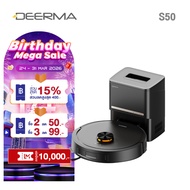 Deerma S30 หุ่นยนต์ดูดฝุ่นและถูพื้นในตัว Robot Vacuum and Mop Cleaner แรงดูด 13KPa เก็บฝุ่นอัตโนมัติ