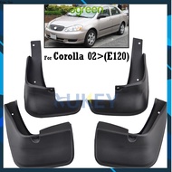 AG 4Pcs Car Mudflaps For Toyota Corolla Altis 2002-2008 Mudguard Fender Mud Flap Guard Splash Mudgua