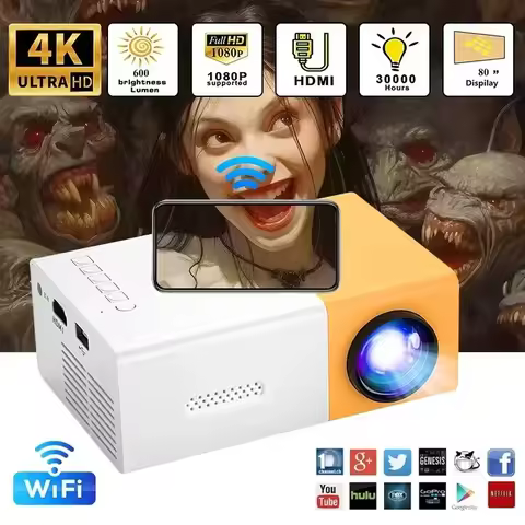 YG300 PRO Mini HD Outdoor Projector Home theater Projector Mini Portable YG300 LED Children's Projec