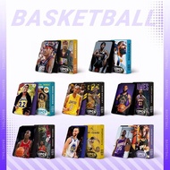 92张NBA球星小卡贴纸杜兰特科比詹姆斯库里艾弗森欧文乔丹LOMO卡 92 NBA star player sticker cards featuring Durant, Kobe, James, C