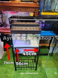 Aquarium 1.5 Feet Full Set With Rack &amp; Pump