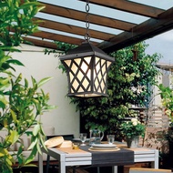 L7 European Outdoor Chandelier Waterproof Balcony Lamp American Pastoral Courtyard Terrace Aisle Pav