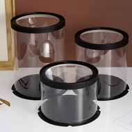 Windowed Round Transparent Birthday Cake Box4Inch6Inch8Inch10Inch12Single and Double Layer Packaging