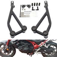 Motorcycle Engine Guard Crash Bar Frame Bumper Fairing Protector Bar with Shock Absorber For HONDA C