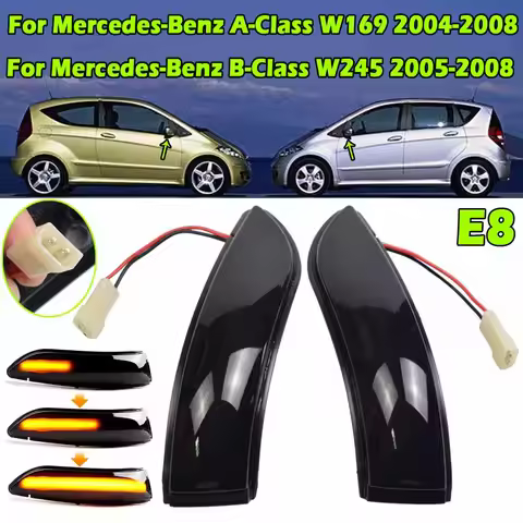 Dynamic Blinker Turn Signal LED For Mercedes Benz A B Class W169 W245 A180 A200 B180 B200 2004-2008 