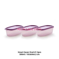 3 Pcs TUPPERWARE ORIGINAL TUPPERWARE SS Oval