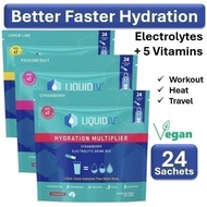 👍Liquid IV Hydration Multiplier 3/10/24 Sachet ✅Vegan Liquid Fast Better than Water Fasting Heat Sun