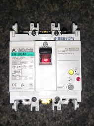 New Arrival Original Authentic Japan Fuji fe Air Switch Leakage Circuit Breaker ew100eag 2P 100A Qua