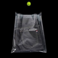 Opp bag 4zem from 26cm to 35cm with ventilation holes in 1kg transparent glass for fashion clothes