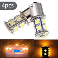 4pcs Warm White 1156 BA15S P21W R5W R10W 13-SMD RV LED Interior Light Turn Signal Bulbs 1141 12V 24V