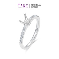 TAKA Jewellery 18K Gold Lab Grown Diamond Ring Casing - 1 Carat