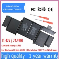A1582 LAPTOP Battery For Apple Macbook Retina A1502 13Inch 2013 2014 2015 year