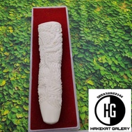 pipa once padutan tulang iga duyung model ukir naga ZI 88