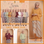 Syifa Kurung Kedah Baju Raya Batik Pario Baju Kurung Cotton Baju Kurung Eyelet cotton Baju Bridesmai