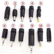 5pcs DC Adapter 5.5*2.1mm 2.5mm 3.5mm 1.35mm Female to Male to Female Connectors Power Adaptor Jack 