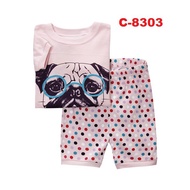 Playsuit Cute Pug Kids Clothes 8303