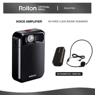 ROLTON K700 Voice Amplifier Speaker with ( FM Wireless Transmitter ) - Black/Gold/White