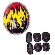 Helm Sepeda Anak Dan Deker Pelindung Lutut Set 2in1