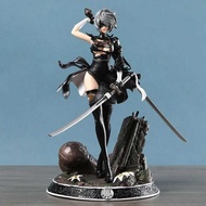 NieR Automata 2B YoRHa No.2 Type B PVC Figure Doll Desop Model Toy Decoration Collection Gift