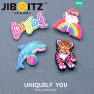 Jibbitz cross charm Shoe Buckle Shoe Accessories Unicorn Tiger Dolphin DIY Fashion Decoration Buckle