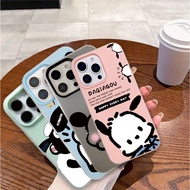 Jelly 2IN1 Cartoon black and white puppy lamb phone case Itel A90 S25 ULTRA P65 RS4 S23 S23+ POVA7 P