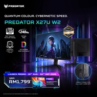 Acer Predator X27U W2 Monitor (QD-OLED/26.5'' 2k/240Hz/0.03 Response rate/DCI-P3 99%/Built in Speake