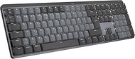 Logitech MX Mechanical, Wireless Illuminated Keyboard, Silent Tactile Switches,Backlight Keys,Blueto