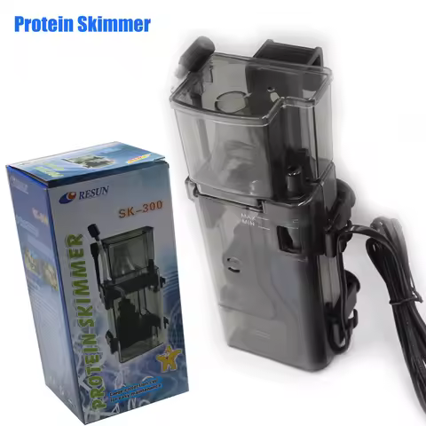 3.5W 300L /H Resun SK-300 300L/H Marine Reef Coral Fish Aquarium Tank Filter System Nano Protein Ski
