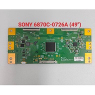 SONY T-CON (6870C-0726A)KD-49X7000E/KD-49X7007E/KD-49X7000F/KD-43X7000E/KD-43X7000F TCON TV ORIGINAL