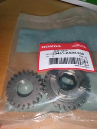 Honda TMX125 ALPHA COUNTERSHAFT 3rd GEAR SET 22T/28T 23471-KHS-900