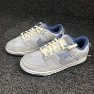 【全新正貨】Nike Dunk Low Bright Side 翻毛皮灰藍女款休閒板鞋