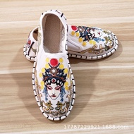 [Xianyun Embroidered Shoes 1] Social Shoes Men's Shoes Women's Shoes Couple Style Hand-Made Cloth Sh