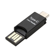 【CW】 USB 3.1 Type C USB-C to Micro-SD TF Card Reader Adapter for Mac-book PC Cellphone