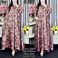 S 6676 Luxurious and Super Cool Silky Dress 75404
