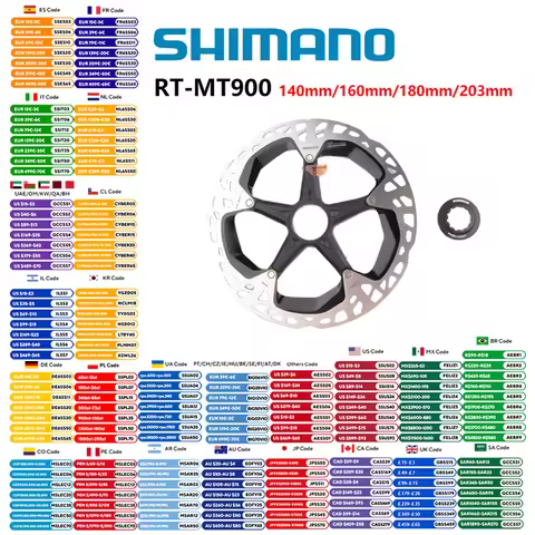 Shimano XTR Dura Ace Duraace RT-MT900 RT900 Hydraulic Brake Disc Rotor Center Lock 140/160/180/203mm