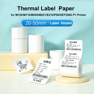 20-50mm Thermal Label Printer Paper Multi-Purpose label Sticker for Phomemo Label Maker M110 M120 M2