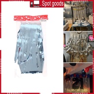 XI 1mx2m Rain Curtain Backdrop for Baby Shower Newborns Photoshoots Backgroud Disco Party Wedding De