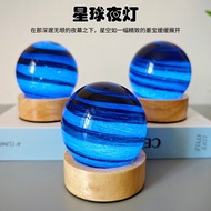 Planet Light Log Charging Touch Night Light ROBOVAN ROBOVAN Starry Sky Lampshade Bedside Lamp Gift 0