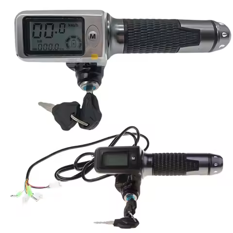 E-Bike Thumb Throttle LCD Digital Battery Display 36V/48V/60V