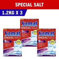 [Bundle of 3] Somat Dishwasher Special Salt, 1.2kg