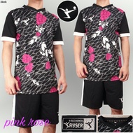 pink rose baju kaos stelan setelan jersey futsal sepak bola kayser |