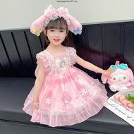 Girls dress lolita dress Kuromi dress Kuromi lolita Princess dress Summer dress New Style Melody dre