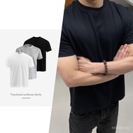 Sports Quick-Drying T-Shirt Short-Sleeved GTAL [] Technology American Style Breathable Solid Color F