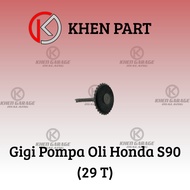 KHEN2627 Honda S90 Oil Pump Gear (29 T) - Ger Gir Gear Oil Pump Oil Driven Pump Honda CS90 S90Z