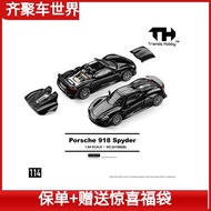 TH 1: 64 Porsche 918 Spyder Openable Alloy Car Model Collection 114