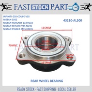 1PC REAR WHEEL HUB BEARING - 43210-AL500 NISSAN FAIRLADY 350Z /Z33 /SKYLINE V35/ INFINITI G35 COUPE 