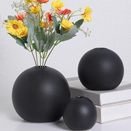 [szxflie3xh] Flower Pot Holder, Plant Display Organizer Round Ceramic Flower Pot Bud Vase for